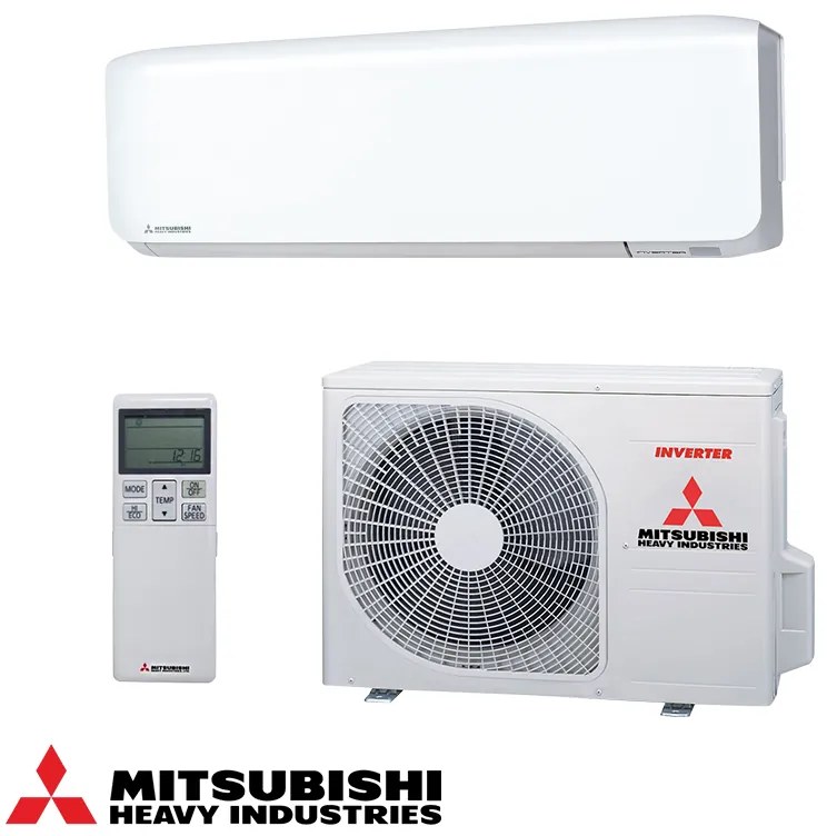 Aparat de aer contionat inverter Mitsubishi Heavy Industries SRK25ZS-WF + SRC25ZS-W, 9000 BTU, 20 m², A+++/A++, R-32, Alb
