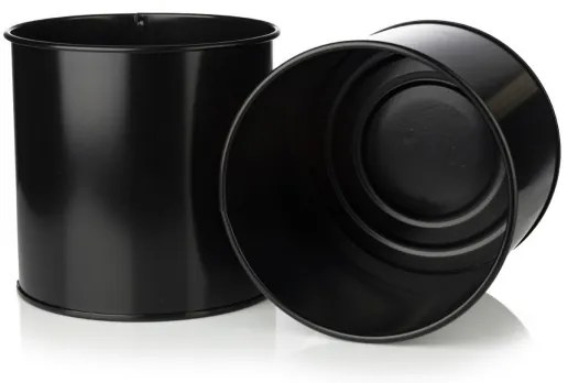 Suport flori 75x17 cm negru/auriu