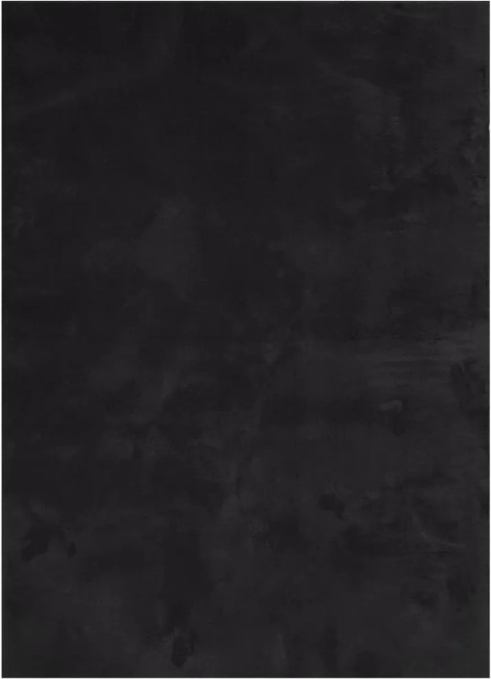 vidaXL Covor HUARTE, fir scurt, moale și lavabil, negru, 200x280 cm
