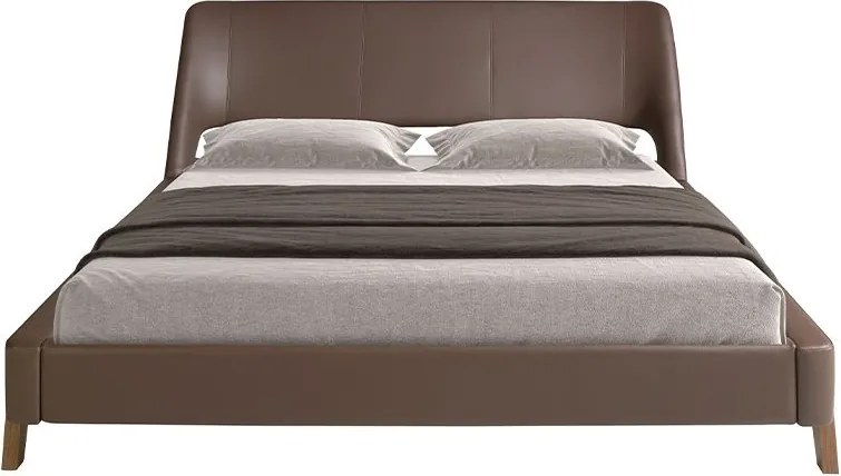 Pat dublu design LUX Brown 180x200cm