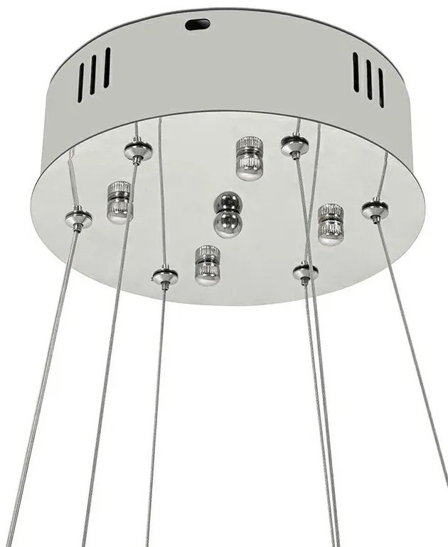 Lustra LED moderna design deosebit CHARMES 80 crom