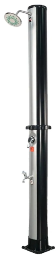 Duș solar KARIBIK, 35 l, argintiu/negru Jurhan