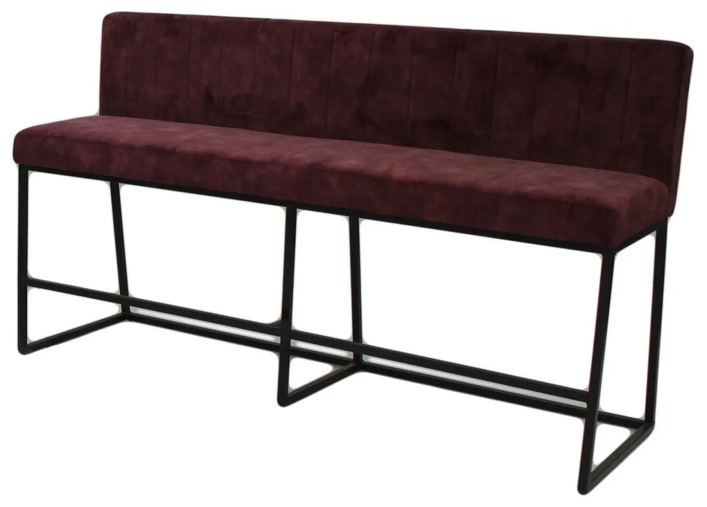 Bancheta pentru bar ✔ model LUNA E | Dimensiuni: 200x71x119x75 cm