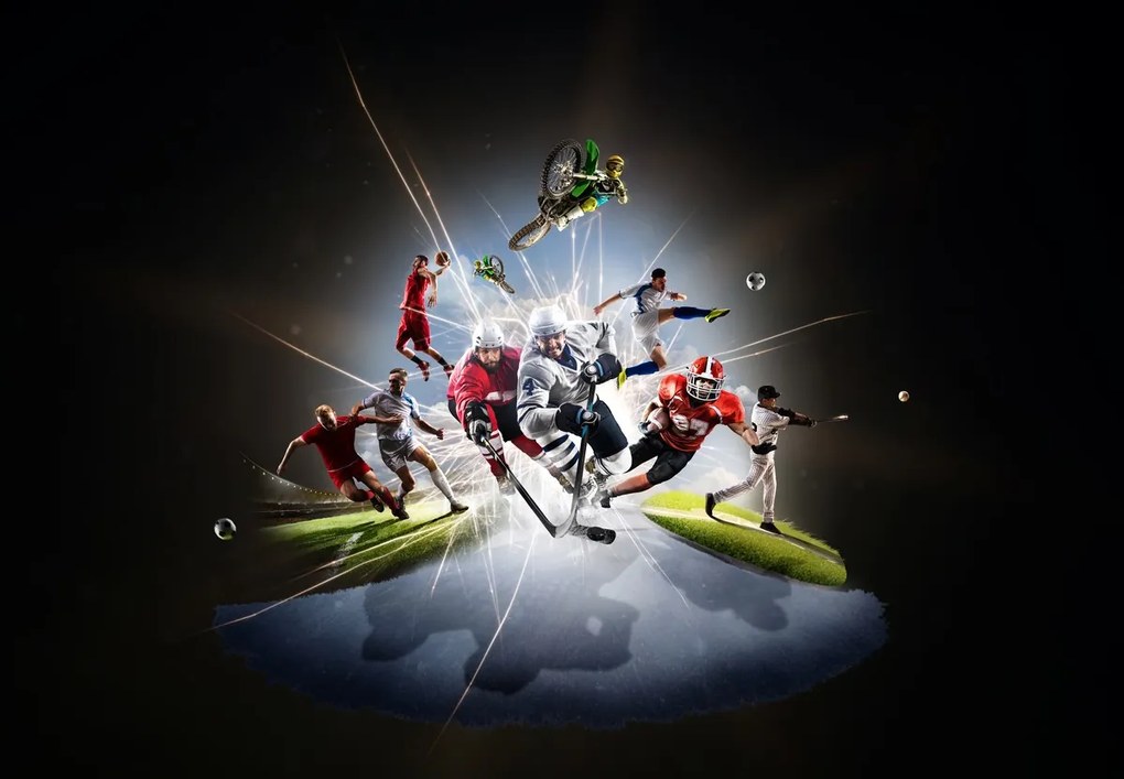 Fototapet - Sportivi (147x102 cm)