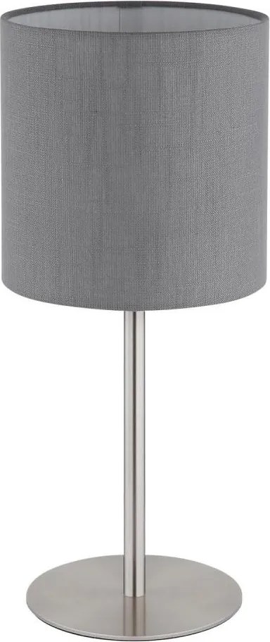 Globo 21440G - Lampă de masă BENSON 1xE27/40W/230V gri