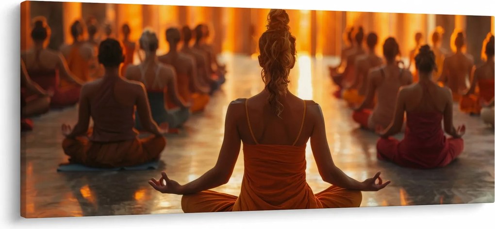 Tablou - Lecții de yoga (120x50 cm)