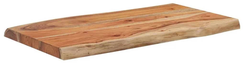 370609 vidaXL Masă laterală 70x40x2,5 cm lemn masiv acacia, margine naturală