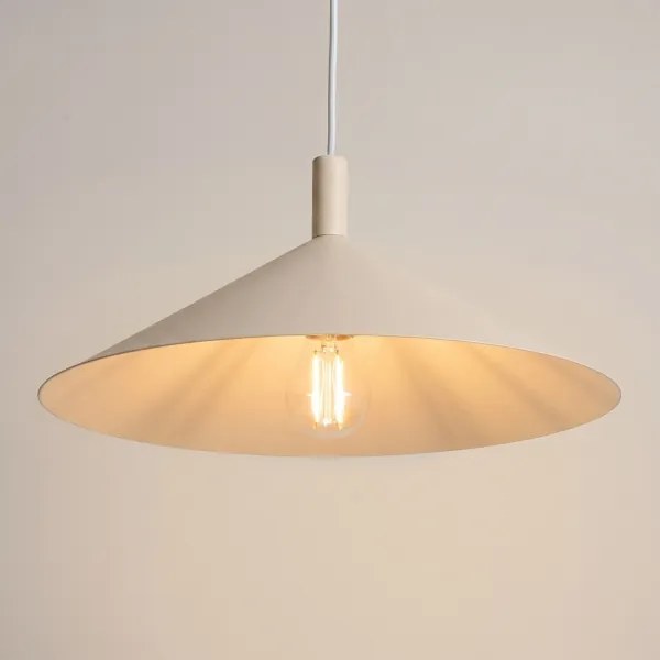 Sollux SL.2539 - Lustru suspendat pe cablu NOX 1xE27/15W/230V crem