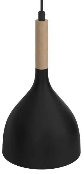 Lustră pe cablu NOAK WOOD 2xE27/60W/230V