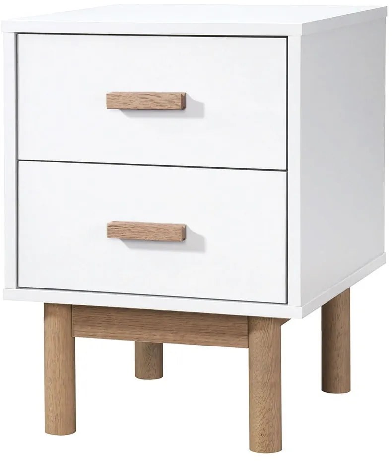 Noptieră albă Melanie – Støraa