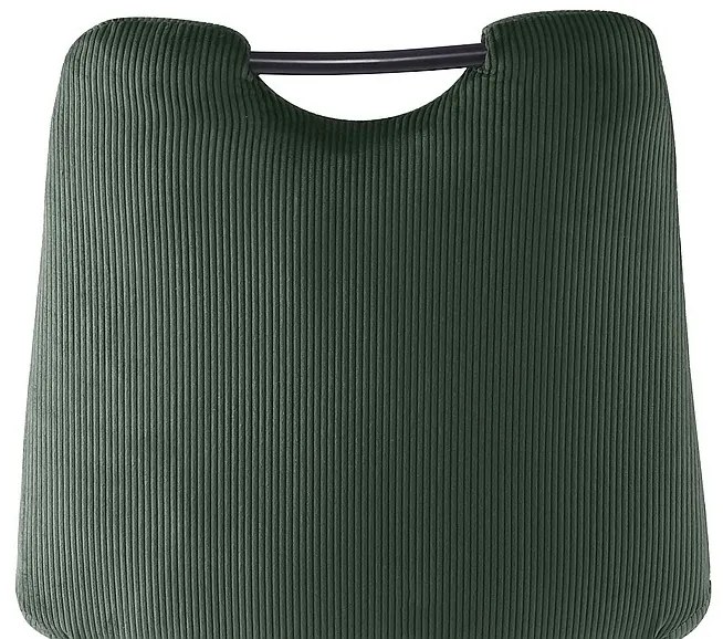 Scaun de bucaterie Orfe, verde/negru