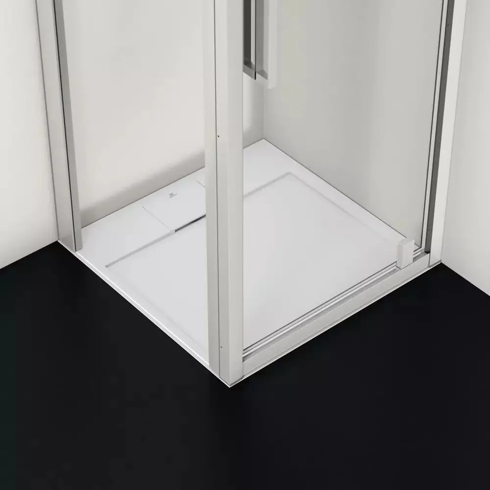 Cadita de dus patrata Ideal Standard i.life Ultra Flat S alb pur 70x70 cm
