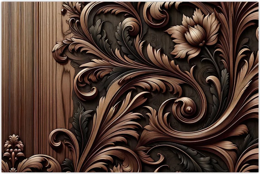 Tablou - Model din lemn (90x60 cm)