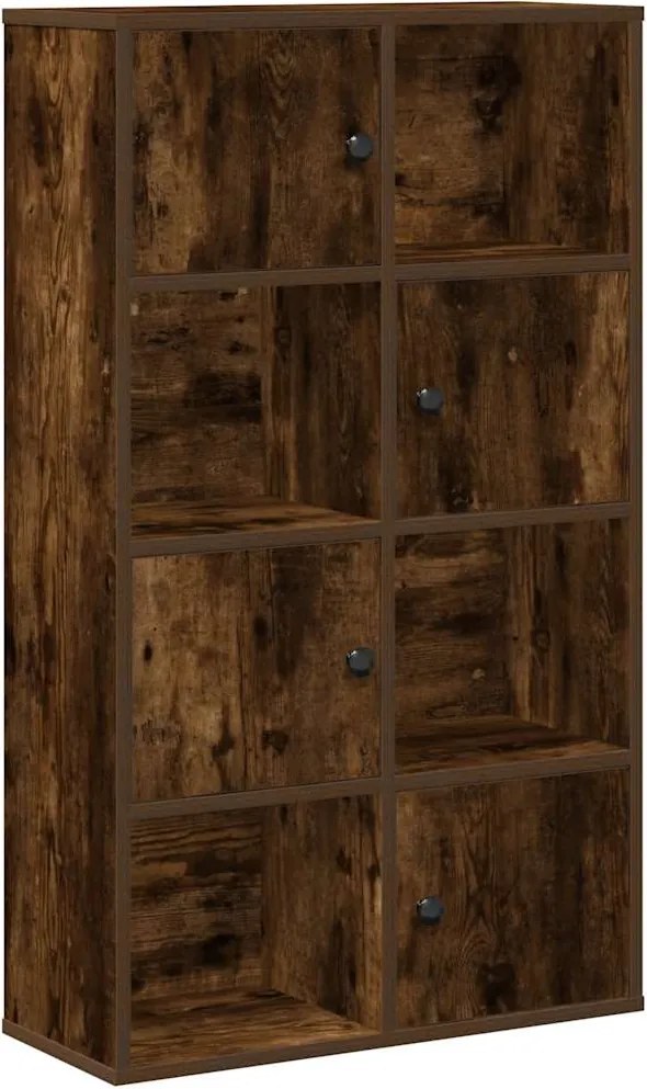vidaXL Bibliotecă, stejar fumuriu, 60x24x101,5 cm, lemn prelucrat