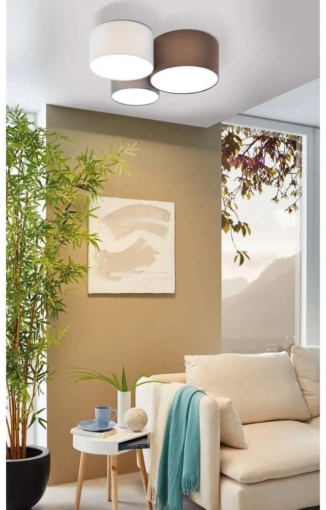 Plafonieră gri/maro 49,5x61 cm PASTORE – EGLO