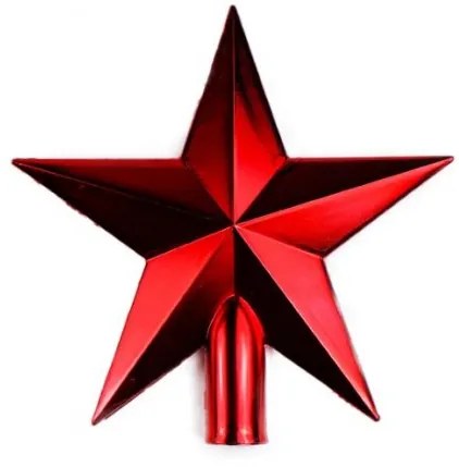Spitz pentru brad Steaua 20 cm RED