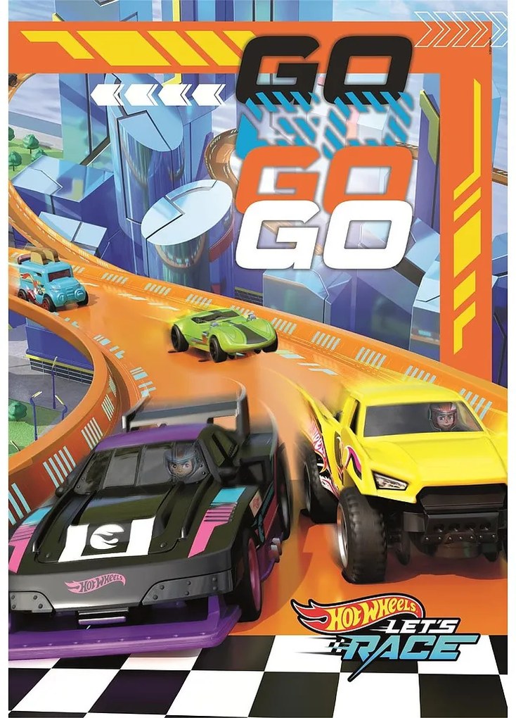 Hot Wheels Finish Line Puzzle de 180 piese Clementoni
