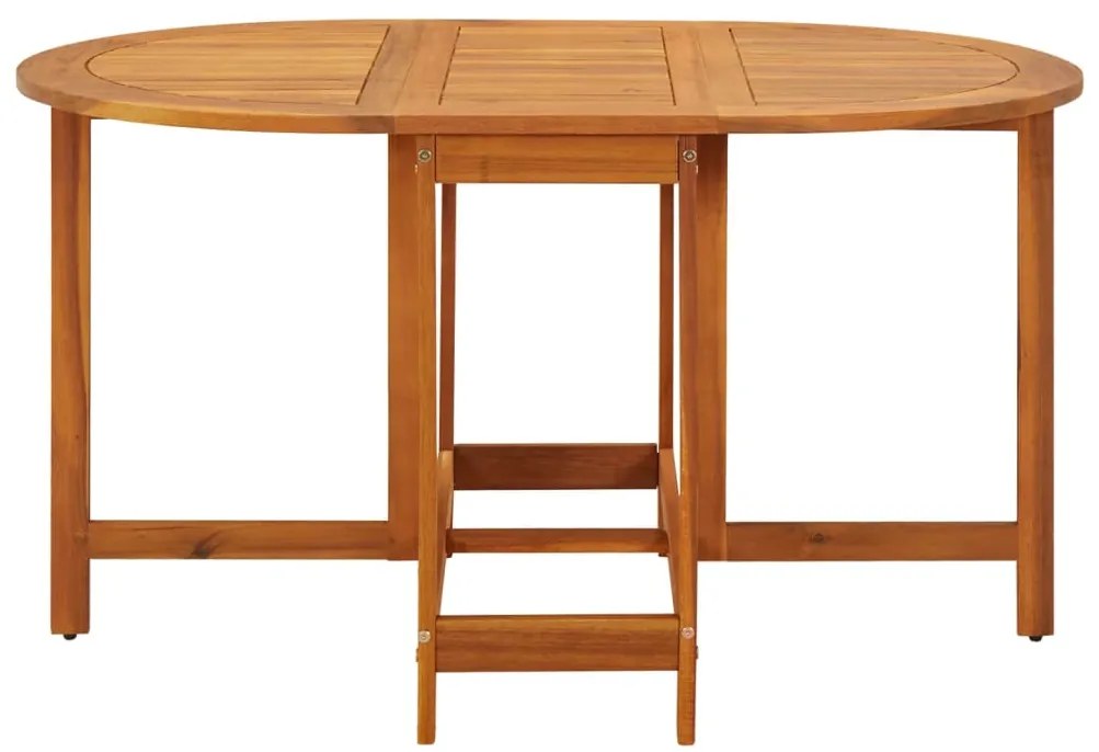 42659 vidaXL Masă de grădină, 130 x 90 x 72 cm, lemn masiv de acacia