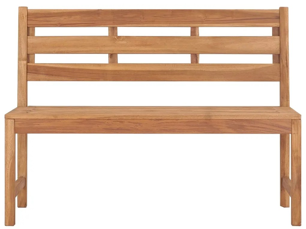 315615 vidaXL Bancă de grădină, 120 cm, lemn masiv tec