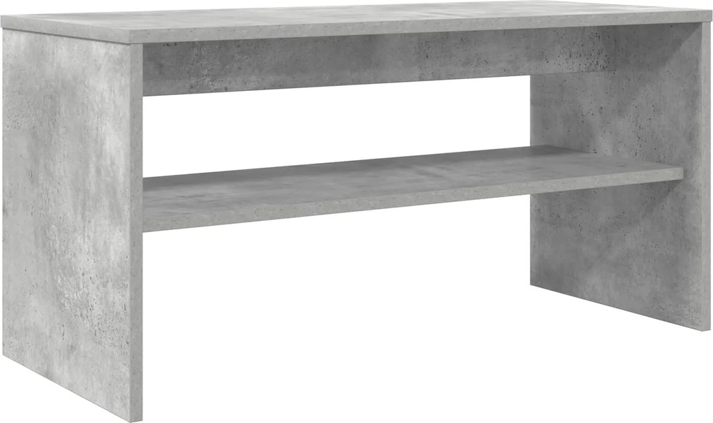 vidaXL Cabinet TV Gri din beton 80 x 35 x 40 cm Lemn compozit