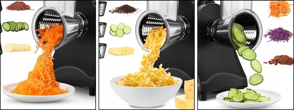 Razatoare si Feliator Zilan ZLN0498 Fresh, Putere 200W, 4 accesorii, Inox