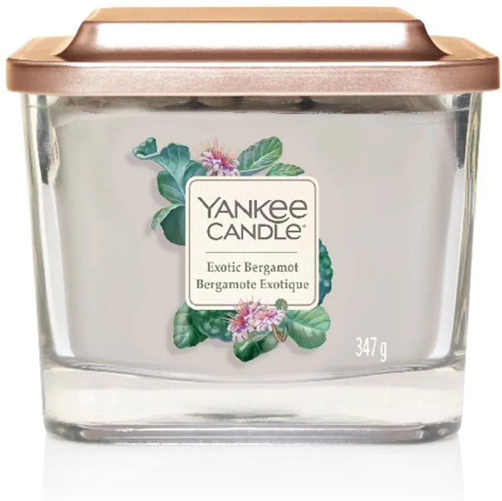 Yankee Candle parfumata lumanare Elevation Exotic Bergamot hranatá střední 3 knoty