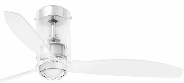 Lustra cu Ventilator si telecomanda MINI TUBE M transparent