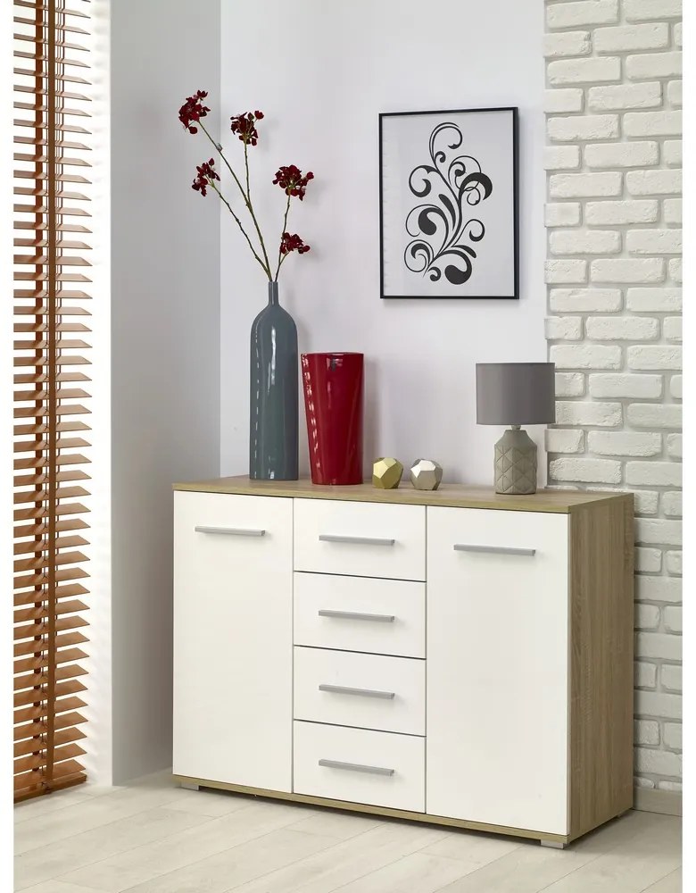 Comodă Lima IV, albă