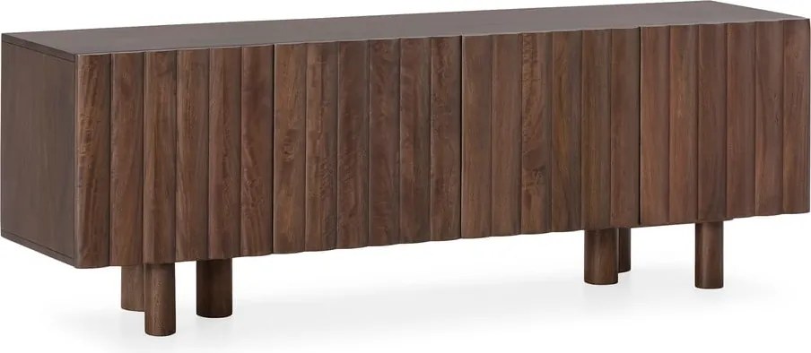 Comodă TV maro din lemn de mango 160x55x40 cm Tamira – MOME