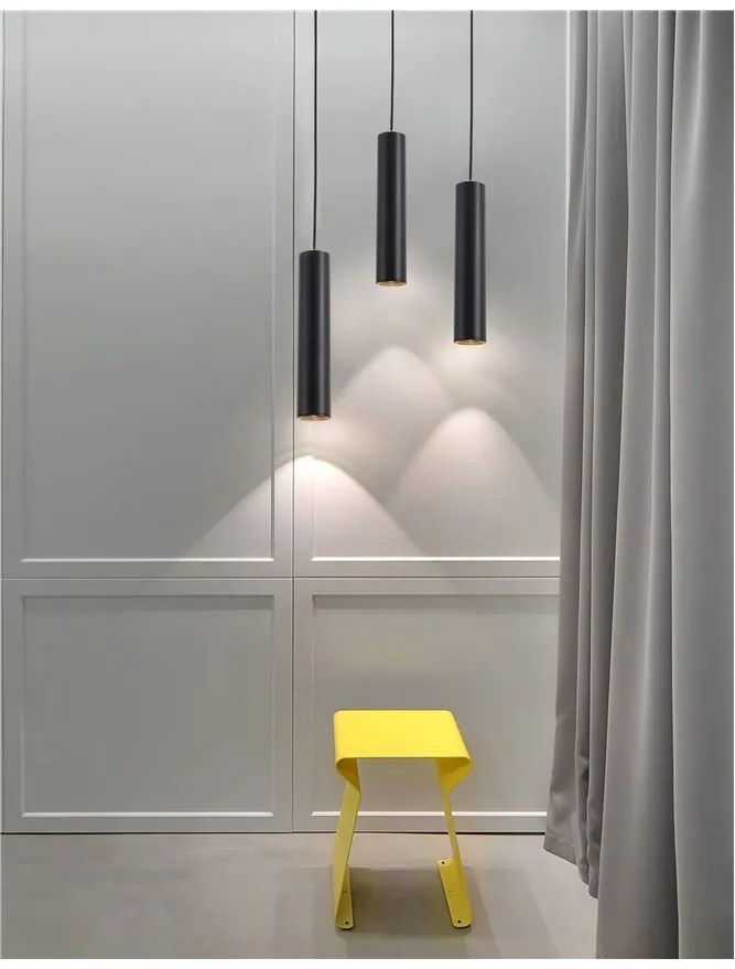 Pendul design modern minimalist GIA negru NVL-834870
