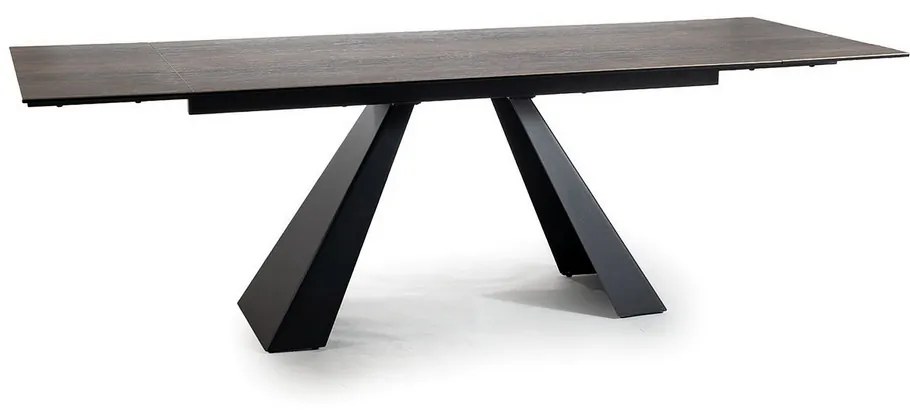 Masa de bucaterie Salvadore 180 x 90 cm, maro inchis