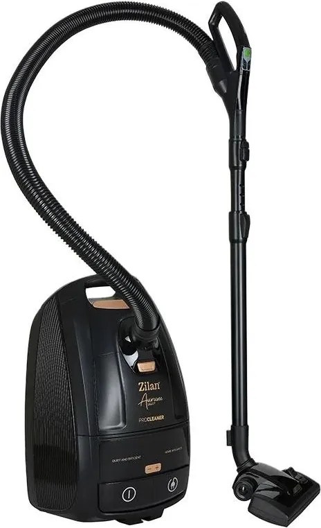 Aspirator cu sac Aurum Zilan ZLN4500, Putere 2400W, Capacitate 5L, Motor din cupru, Furtun pivotant 360 , Telecomanda, Afisaj digital