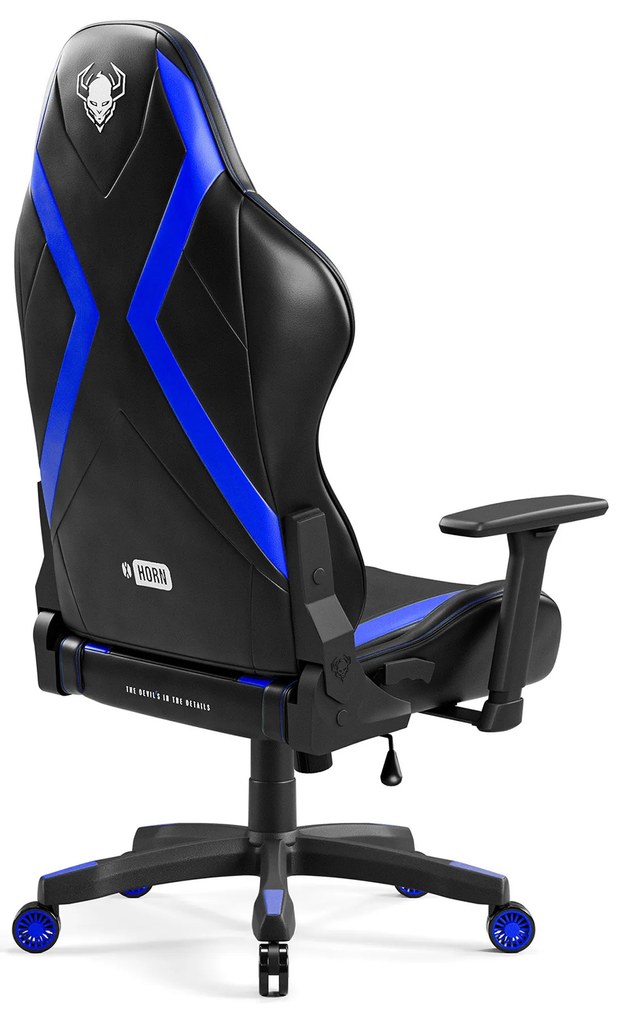 Scaun gaming Diablo X-Horn 2.0 Normal Size, negru-albastru
