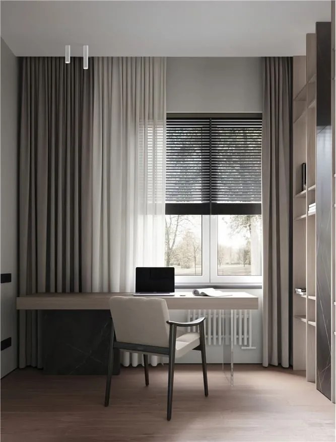 Spot aplicat LED design tehnic LUISA alb, H-20cm