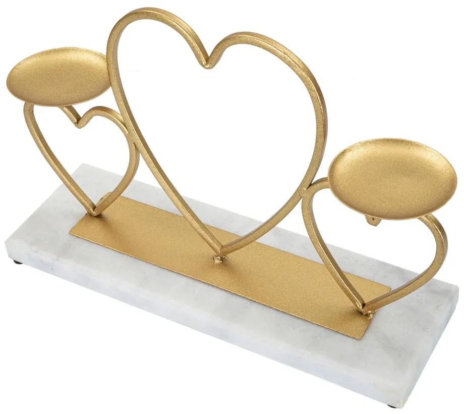 Sfeșnic Mauro Ferretti, auriu-alb