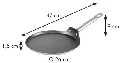 Tigaie de clătite Tescoma GrandCHEF, 26 cm