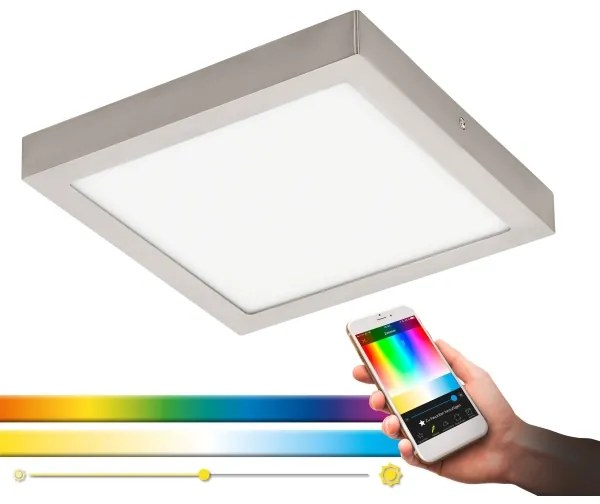 Eglo 96681 - Plafonieră LED RGBW dimabilă FUEVA-C LED/21W/230V
