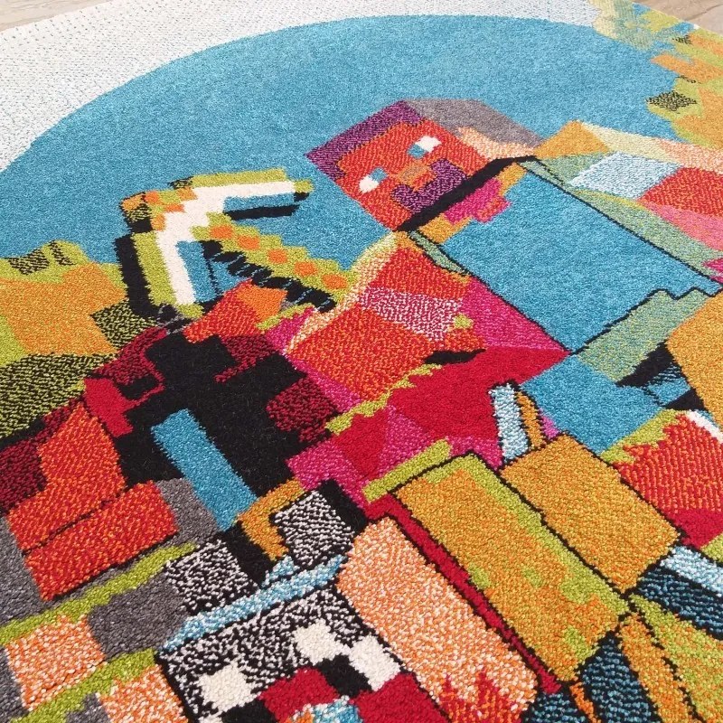 Covor pentru camera copiilor MINECRAFT Lăţime: 200 cm | Lungime: 290 cm