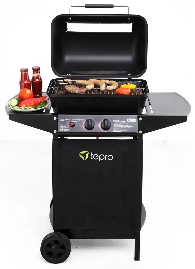 Tepro 508C Grătar cu gaz cu pietre vulcaniceIrvine, 94 x 51 x 102 cm
