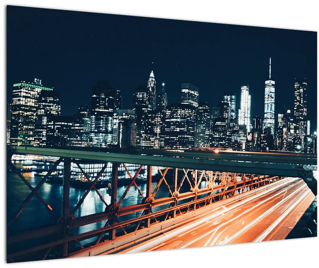 Tablou - Oraș de noapte (90x60 cm)