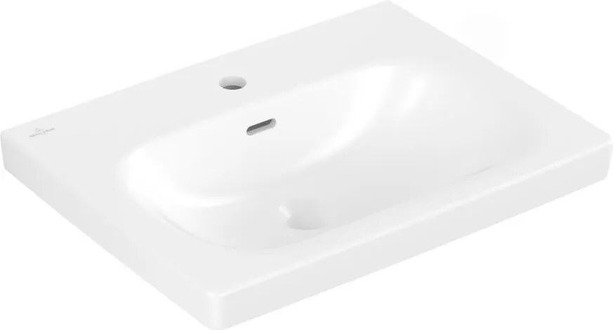 Lavoar pe mobilier Villeroy&Boch Skyla alb lucios 60x46 cm alb mat Stone White CeramicPlus