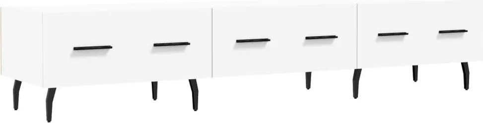 vidaXL Comodă TV, alb, 150x36x30 cm, lemn prelucrat