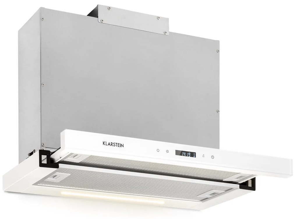 Klarstein Mariana Neo 60, hotă retractabilă, 60 cm, 640 m³/h, aspirare, LED