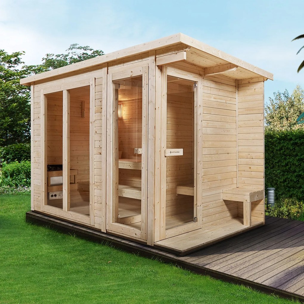 Vonkajšia sauna Varberg 320 x 180 cm