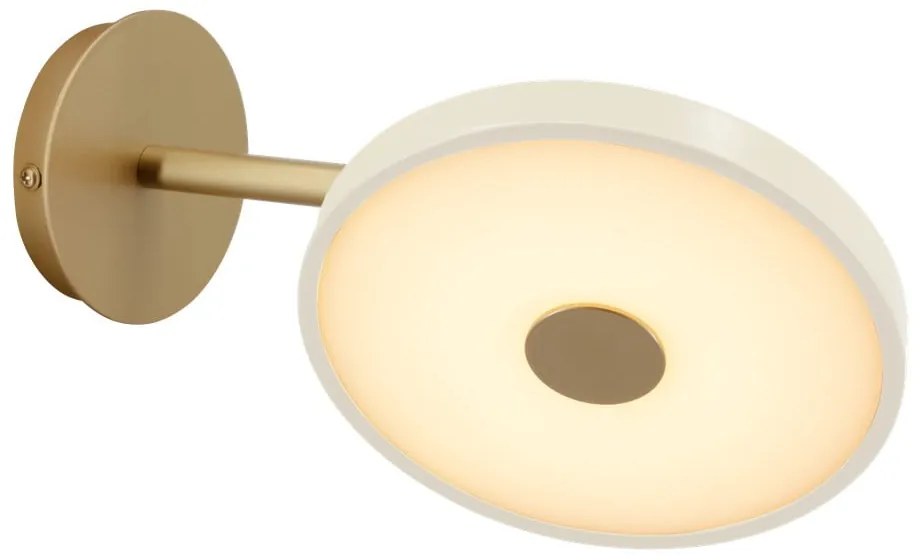 Aplică de perete crem LED cu intensitate reglabilă ø 15 cm Asteria Wall Short – UMAGE
