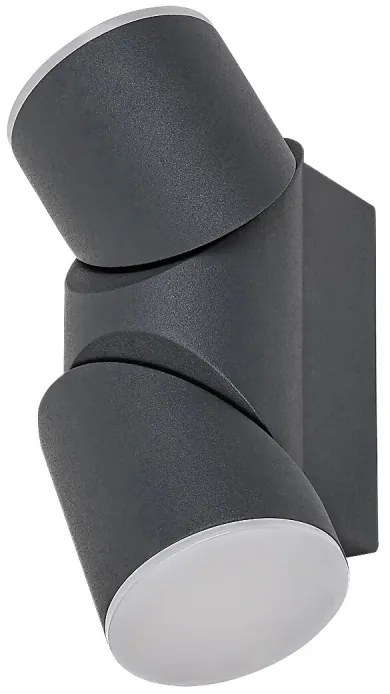 Aplica LED de exterior moderna tip spot ambiental IP65 Belfast