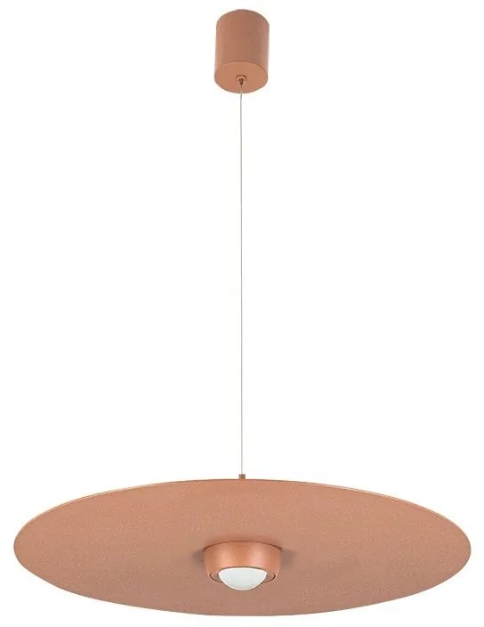 Lustra, Pendul LED 21W 3000K SANDY BRICK RED ZB-2588