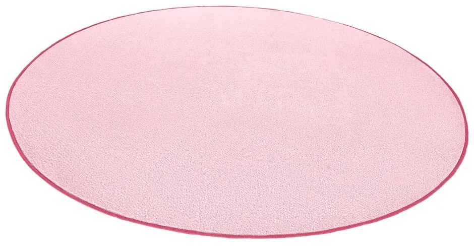 Covor roz deschis rotund ø 133 cm Fancy – Hanse Home