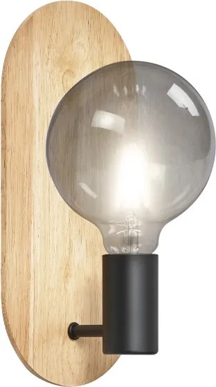 Osram - Lampă de perete DECOR WOOD 1xE27/8W/230V lemn de cauciuc