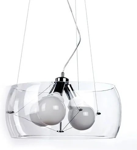 Lustra moderna design elegant 40cm Cosmo Clear